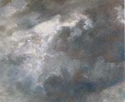 John Constable Sun bursting through dark clouds oil painting on canvas